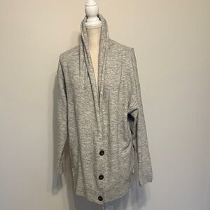 Free People Gray Women's Cardigan Sweater
